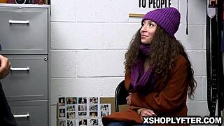 Amber Summer Sucks Officer Rusty Nails' Big Cock To Avoid Trouble!