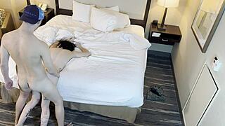 petite greek woman getting fucked doggystyle rough