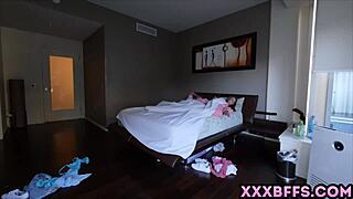 Teen Chicks in Cute PJs at Group Party