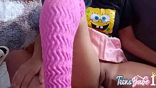 He fucks the hot milf again, aroused by her big ass and spongy pussy, sliding his erect cock into her ass.