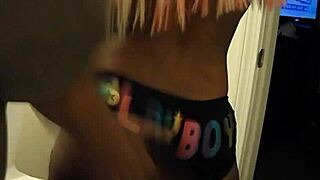 Detailed spanking session with cute ebony teen 18+ showcasing juicy curves