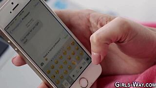 Busty Teen Lesbians Finger Each Other