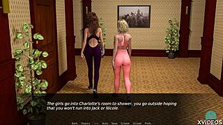 nursing back to pleasure, fooling around with two young teens