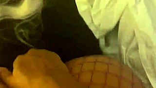 I fucked her boyfriend with my big black cock in the garage! Kinky pov action