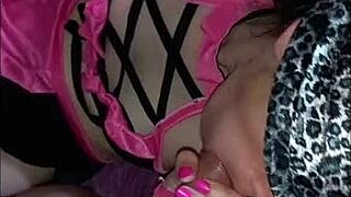 presley dawson gropes her skinny blonde body in pov clip