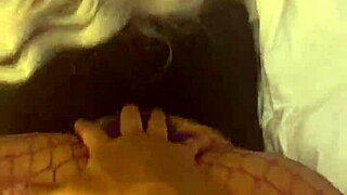 I fucked her boyfriend with my big black cock in the garage! Kinky pov action