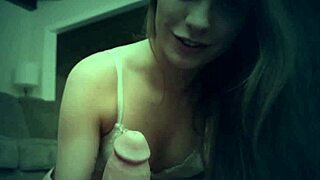 Teen feels ecstasy sucking monster cock to sperm