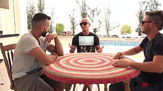 Alessandra Amazing Brazilian Hot Girl Takes Three Cocks In Her Ass