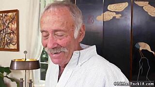 Brunette college girl performs webcam show for friend