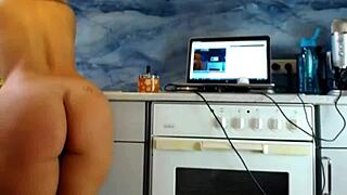 sexydeas embarks on a naughty anal adventure, teasing and pleasing with a plugged ass