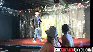 Real amateur BJ and dancing in a nightclub