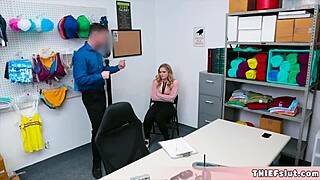 cute german tourist caught shoplifting, oopsie!