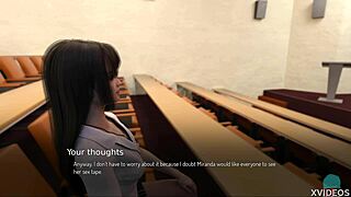 Bound College Girl Gives Jerk Off Instructions