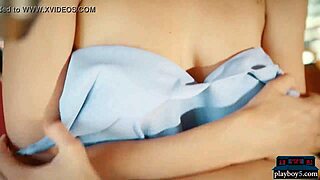 this hot teen strips naked in nature while performing a song