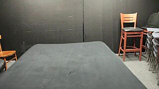 scarlett johnson gets wild under blacklight, showing off her body and taking that big penis