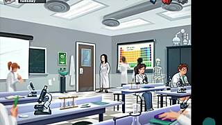 Summertime saga 31 • busty blonde roxxy in the shower with big tits and boobs 😍