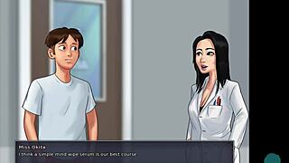 Summertime saga 31 • busty blonde roxxy in the shower with big tits and boobs 😍