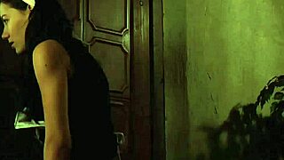 the lesbian slave orgasms from strapon and pussy fingering