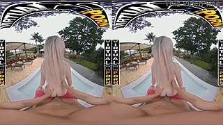 in the garage, blonde teen britt blair gets fucked hard in virtual reality