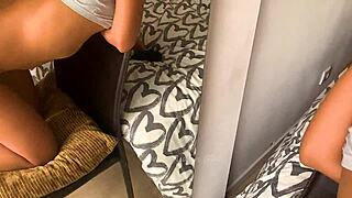 latina oiled massage turns to pov cunt fucking