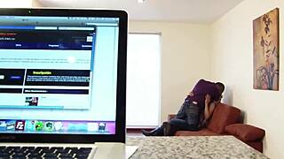 First hardcore porn scene for amateur Colombian couple