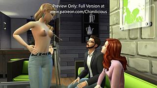 i'm the teacher getting intensely fucked by sadie and rachel in this amateur threesome