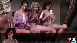 Treasure Of Nadia: Tongue Licking Girls Lips In Hentai