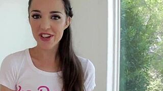 Teen Sucks Big Cock, Gets Facial Cumshot