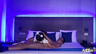 Teen Latina bends over for Alex Marin's doggystyle creampie!