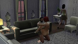 Teen Introduced to Old Lesbian Group Cuckold Orgy with Cumshot