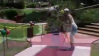 Teen little april masturbates solo outdoors