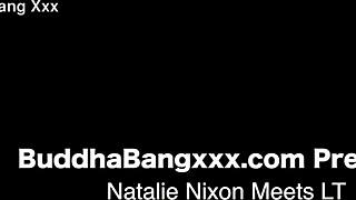 Natalie nixon screams as she meets that massive cock for interracial anal pounding!