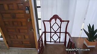 first time teen harlot blows my cock in lingerie