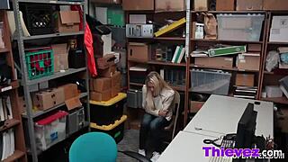 Blonde Hottie Got Punished Hard with a Big Cock in the Garage