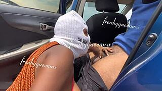 Teen 18+ Fucks Big Cock In Car Outdoors