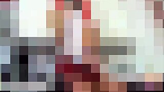 Skinny petite teen lifts skirt for a peek