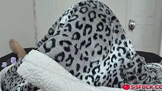 Katie rides pervy stepbro's cock until he cums