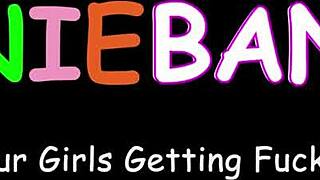 Wow, beautiful teen Liza Rowe gets POV fucked from behind with big cock!