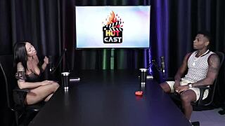 She asks how many centimeters for her ass at the party.