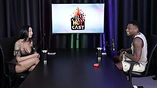 She asks how many centimeters for her ass at the party.