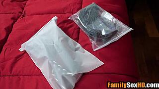 Stepsister asks, Want to see me buy sex toys with this card?