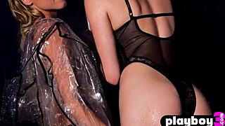 busty curvy blonde riley anne poses with sexy big ass teen skye blue