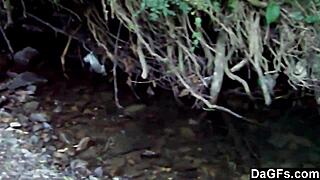 This Saucy Teen 18+ Just Loves Outdoor Sex Play With Blowjob And Hardcore Action