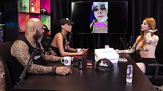 Brazilian teen in sheer red lingerie hides a shocking secret