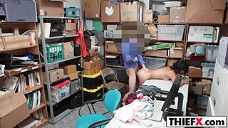 Spread Those Hot Legs to Escape the Burglar!