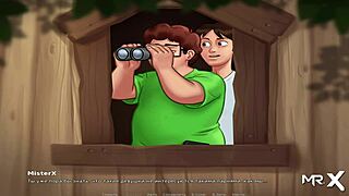 College student with a MILF and hentai gameplay