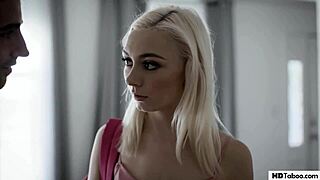 Blonde Chloe Temple Gets Cum on Face from Huge Cock Tutor