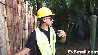 Bodacious booty jaye austin sucks dick and humped in hardcore session