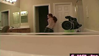 megan teases her sexy body in fishnet clothes, blonde and redhead amateurs reach orgasm through lesbian play. close up on tits and stockings