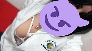 hey, linda sumisa flashing her big tits on web chat 😏